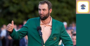 Scottie Scheffler winning the Masters, which saw record betting at BetMGM Sportsbook NC